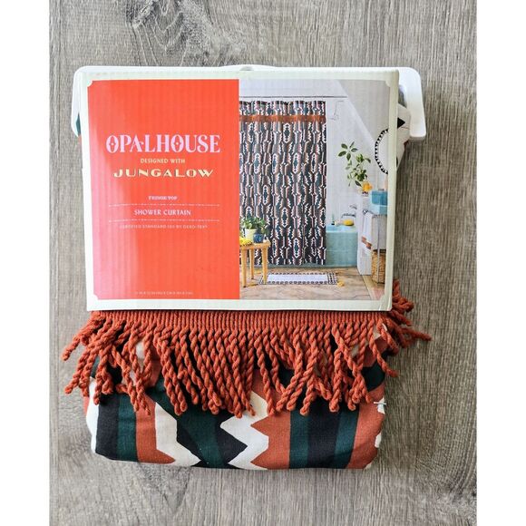 Other - Brand New Opalhouse Designed With Jungalow. Fringe Top Shower Curtain Boho